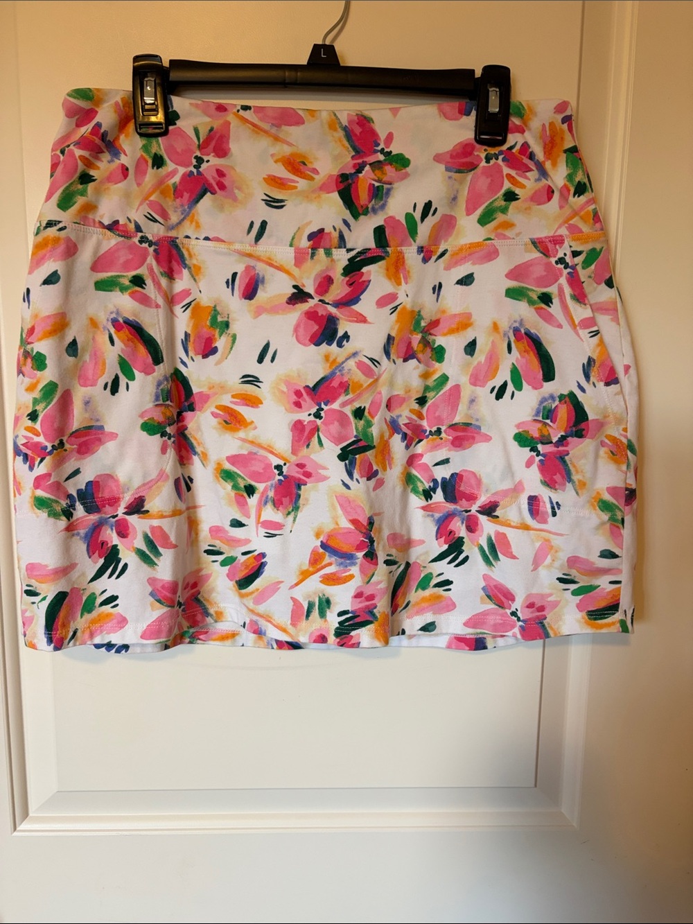Floral Print Women’s Skort in Pink Multicolor